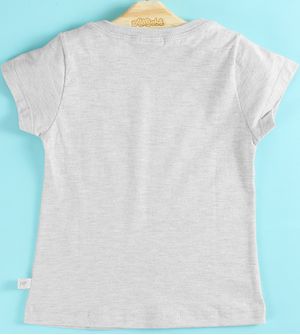 Blusa Baby Look Básica - 28269 Cinza