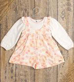 Jardineira-Blusa
