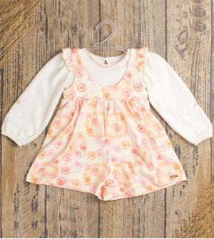 Jardineira/Blusa Flores - 2250015