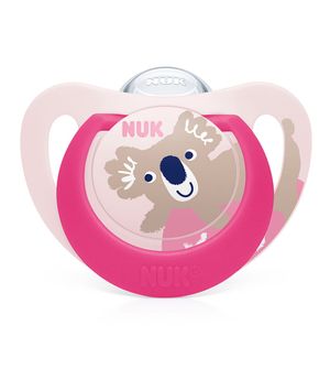 Chupeta 6+ Star NUK - Rosa