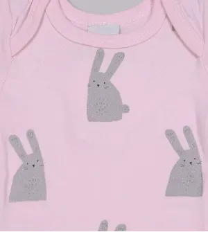 Conjunto Body Coelhinhos Rosa - 4008001