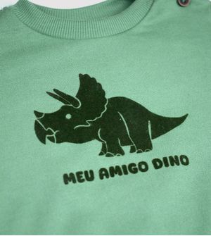 Conjunto Moletom Meu Amigo Dino - N7150