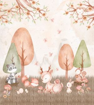 Papel de Parede Encanto Animais Baby 4,00 x 2,70 - 718