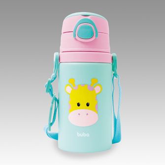 Garrafinha Alumínio Animal Fun 450ml Girafa - 12118