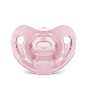Chupeta Recém Nascido 100% Silicone Sensitive 0 a 6 meses NUK - Rosa