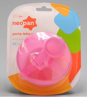 Porta Leite em Pó Rosa