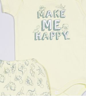 Conjunto Body/Shorts Make Me Happy - 10918