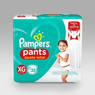 Fralda Pampers Pants Ajuste Total