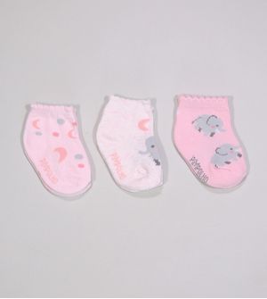 Kit Meia Colorida RN com 3 Unidades - 300694