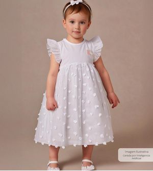 Vestido Branco Princesa - 8767