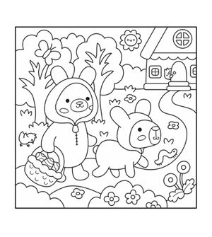 Livro de Colorir - Fuzzy & Cute