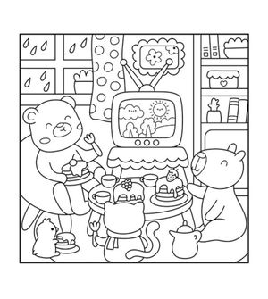 Livro de Colorir - Cute Buddies