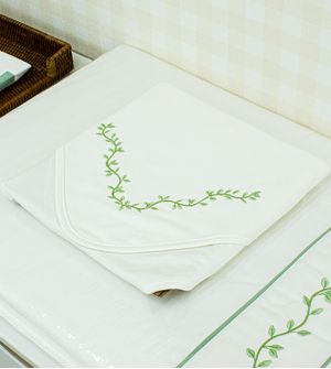 Manta Suedine Folhas 72 x 80cm