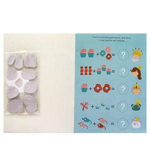 Livro de Atividades com Adesivos Animados - Princesas