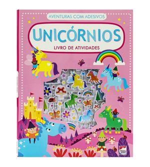 Livro Aventuras com Adesivos - Unicórnios