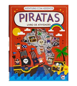 Livro Aventuras com Adesivos - Piratas