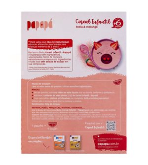 Cereal Infantil Aveia e Morango 170g