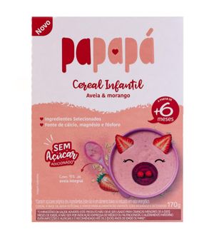 Cereal Infantil Aveia e Morango 170g