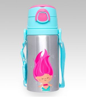 Garrafinha Alumínio Aventuras Sereia 450ml - 19616
