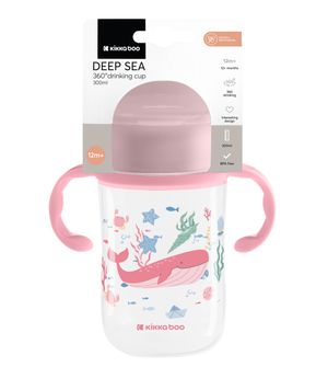 Copo 360° Deep Sea 300ml Rosa - Kikka boo