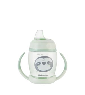 Copo com Bico Happy Face 200ml Verde - Kikka boo