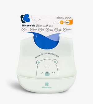Babador de Silicone Bear Whit Me Verde - Kikka boo