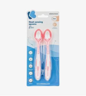 Kit Colheres com Sensor de Calor Boo 2 unidades Rosa - Kikka boo