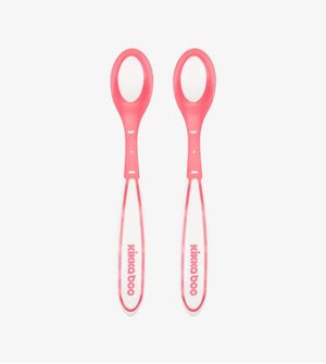 Kit Colheres com Sensor de Calor Boo 2 unidades Rosa - Kikka boo