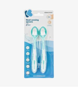Kit Colheres com Sensor de Calor Boo 2 unidades Verde - Kikka boo