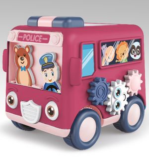 Mini Ônibus Divertido Rosa