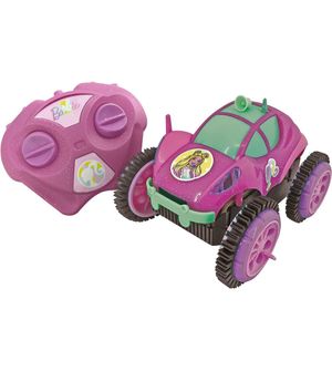 Carrinho De Controle Remoto Barbie Glamour Flip