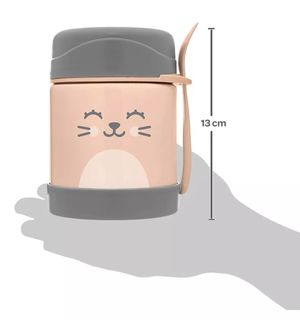 Pote Térmico com Colher Gumy 320ml Nude