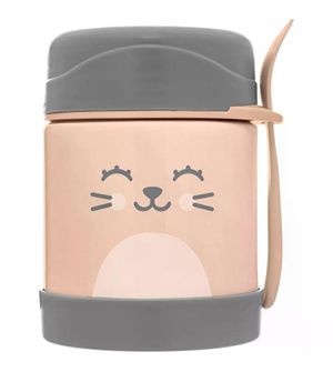 Pote Térmico com Colher Gumy 320ml Nude