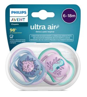 Chupeta Ultra Air 6 à 18m Com 2 Unidades