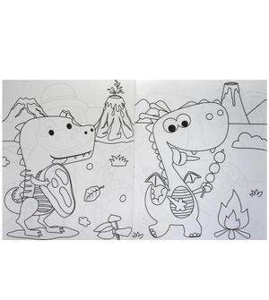 Livro Para Colorir Dinossauros