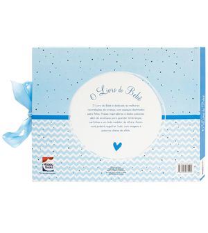 Livro de Recordações do Bebê Azul