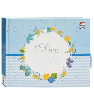 Livro de Recordações do Bebê Azul