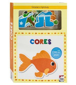 Livro Encaixe e Aprenda Cores