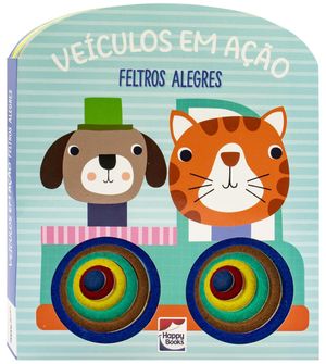 Livro de Feltros Veículos em Ação