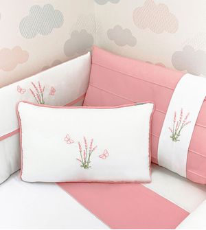 Kit de Berço Lavanda com 7 Peças