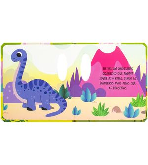 Livro  Abraços Com Pelúcia Dinossauro