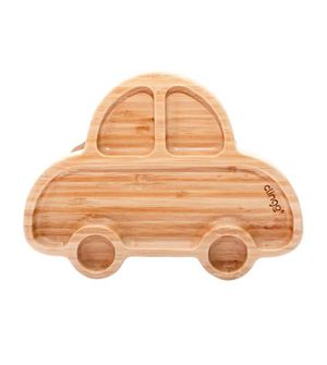 Prato Bamboo com Divisórias Carrinho - 3562