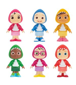 Kit Familiy & Friends Shark com 6 unidades Cocomelon