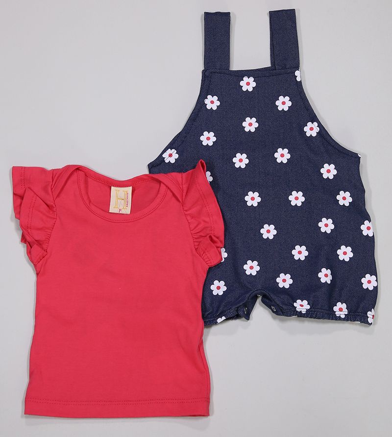 Jardineira-Blusa