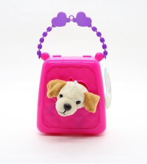 Pelúcia Cachorro Com Bolsa