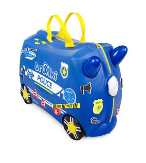 Mala Infantil Com Rodinha Carro de Polícia Percy - Trunki