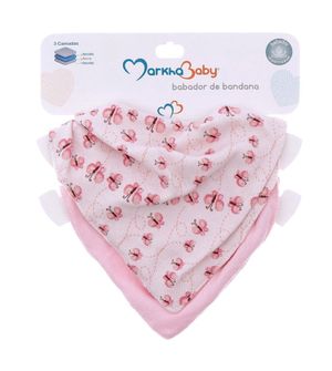 Babador Bandana 2 Unidades Borboleta