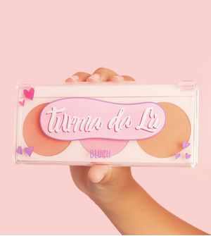 Paleta de Blush com 3 Cores