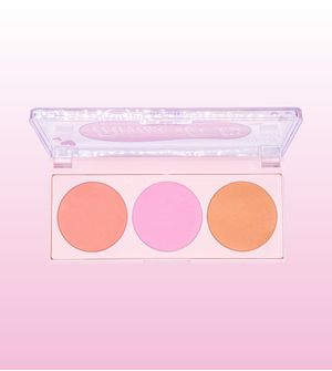Paleta de Blush com 3 Cores