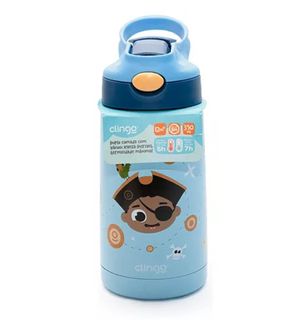 Garrafa Térmica 350ml Dupla Camada Azul